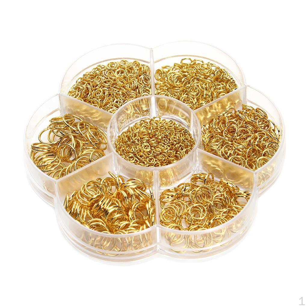 

Iron Mixed Size Desoldering Rings for Jewelry Making золотой