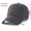 Big Head XXL Baseball Cap for Men Solid Color  Casual Plus Size Sport Snapback Adjustable Outdoor Hats 56-60CM 60-63CM