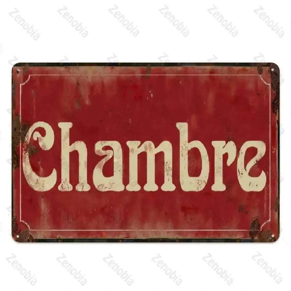 Vintage French Retro Metal Tin Sign Bar Pub Club Wall Decor Iron Painting Decorative Plate 26T0104 26T0104