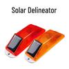 Solar-Powered Flashing Traffic Warning Light