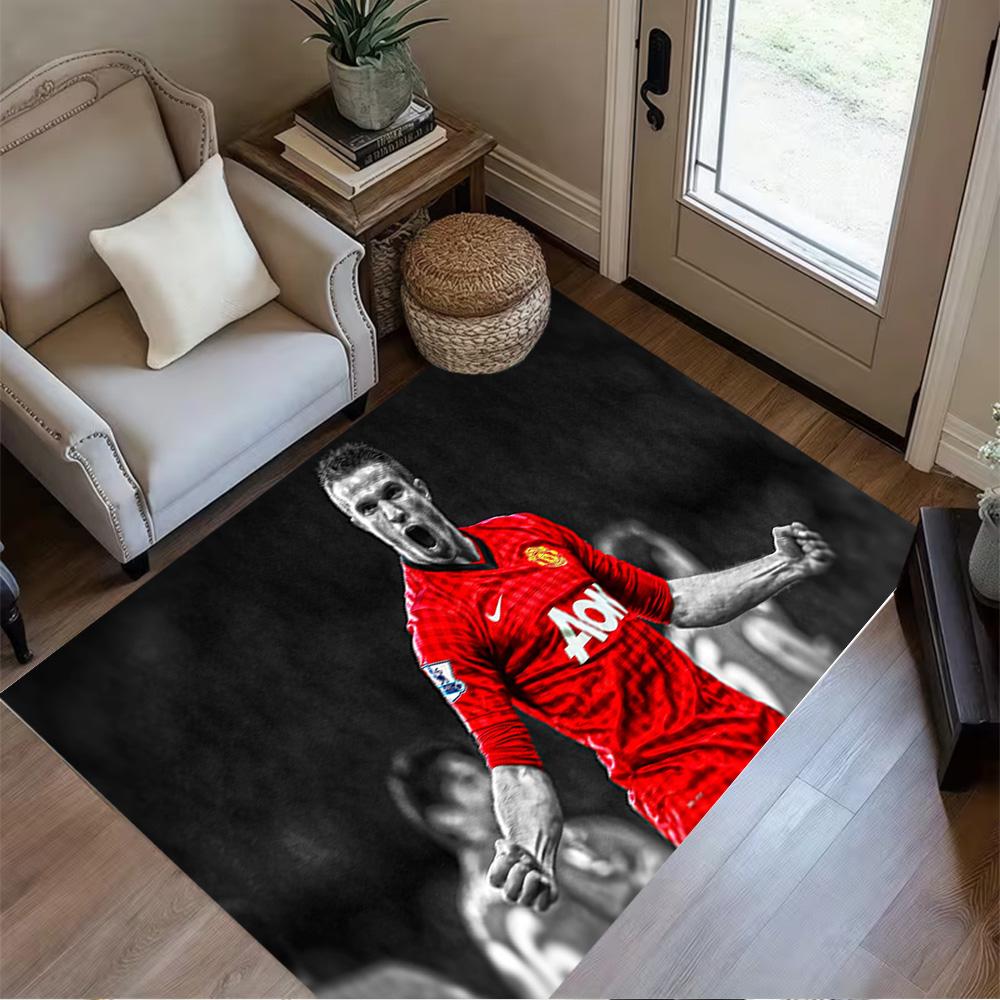 Manchester Celebration Area Rug Suitable for Dining Room Game Room Outdoor Entryway Anti-slip Rug Office home decor Birthday/Christmas Gift