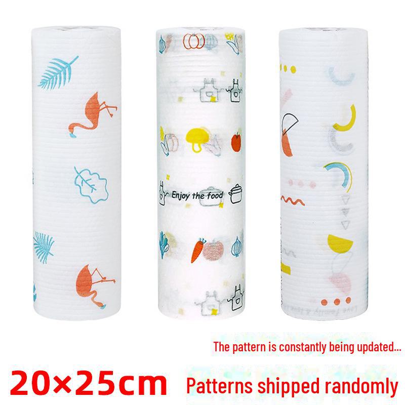 

Утолщенная антипригарная кухонная салфетка с принтом: Многоразовая влажная и сухая тряпка двойного назначения для уборки