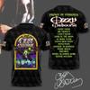 Rock Ozzy Osbourne Kapela 3D Potisk Tričko Pánské Dámské Móda Hip Hop Krátký Rukáv Nadměrná Velikost Sportovní Kulatý Výstřih Pánské Vrcholy Trička