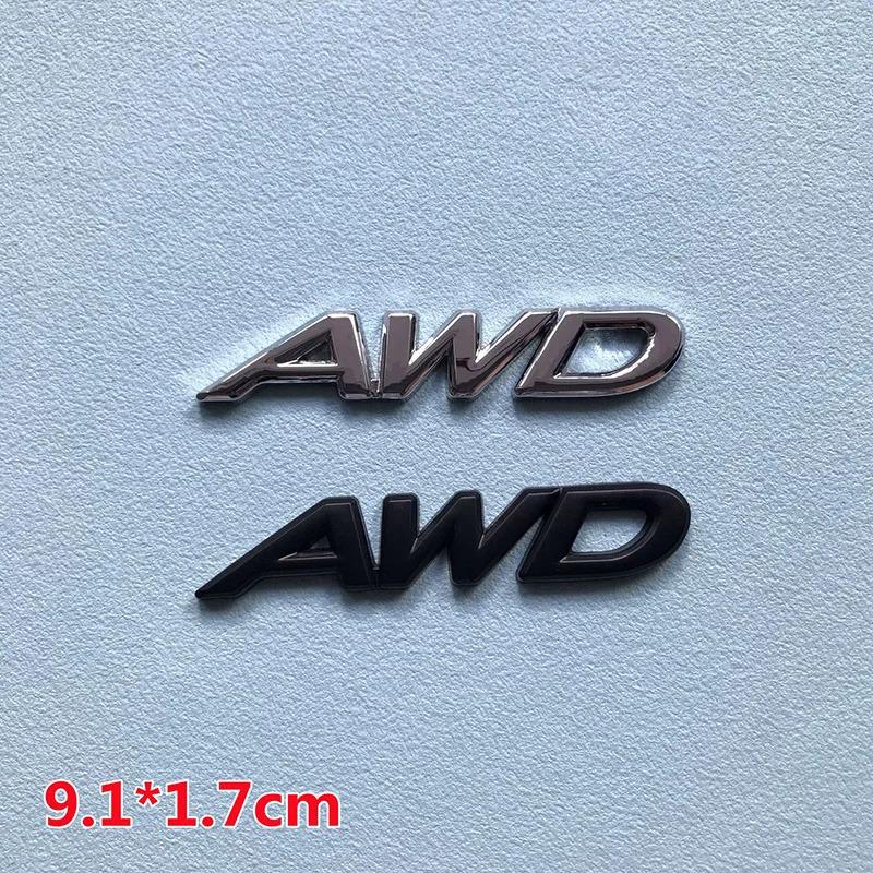 3D kovové logo 2.0 2.5 AWD Písmena Znak na kufr auta Odznak Samolepka 2.5 AWD Samolepka Příslušenství