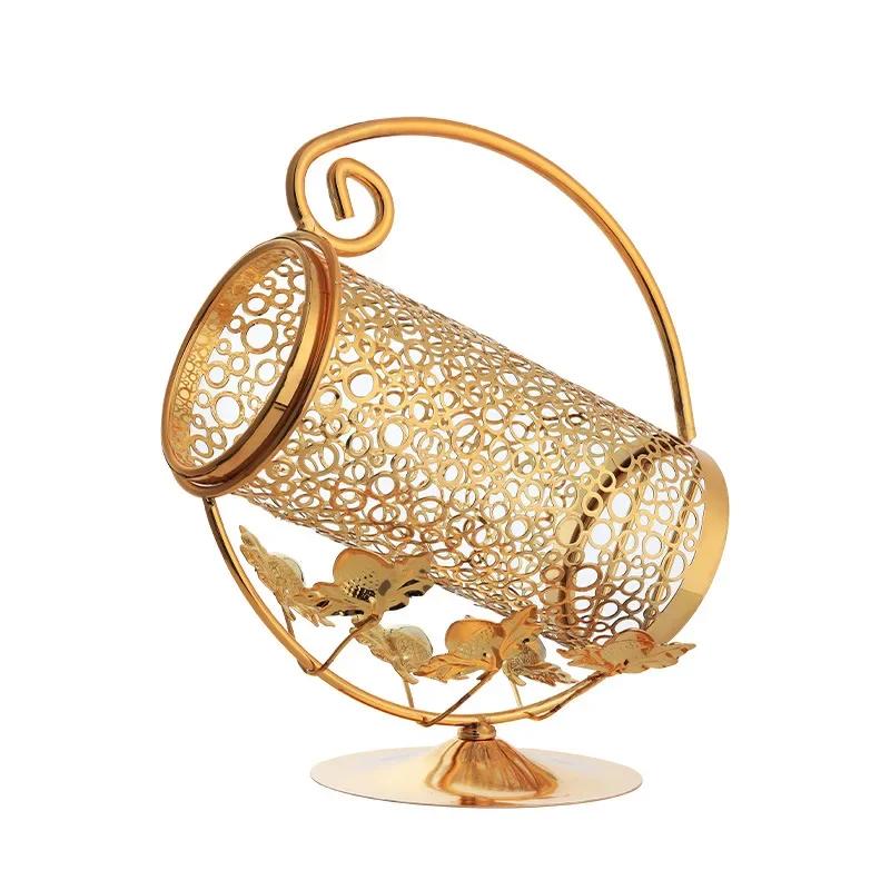 

Nordic Iron Art Креативные поделки Подставка для красного вина Подставка для одной бутылки вина Украшение гостиной Украшения для бара и стола золотой