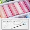 39-Color Portable Sewing Kit: Household 402 Polyester Thread for Hand Sewing with Small Spools.