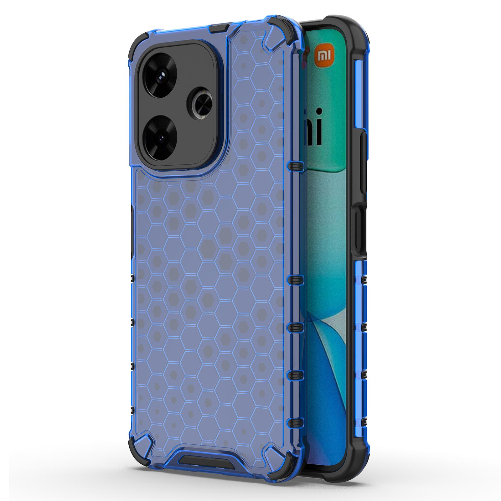 

Для Xiaomi Redmi 13 5G/13 4G Чохол Гібридний чохол для телефону з сотовим візерунком з ПК+ТПУ D