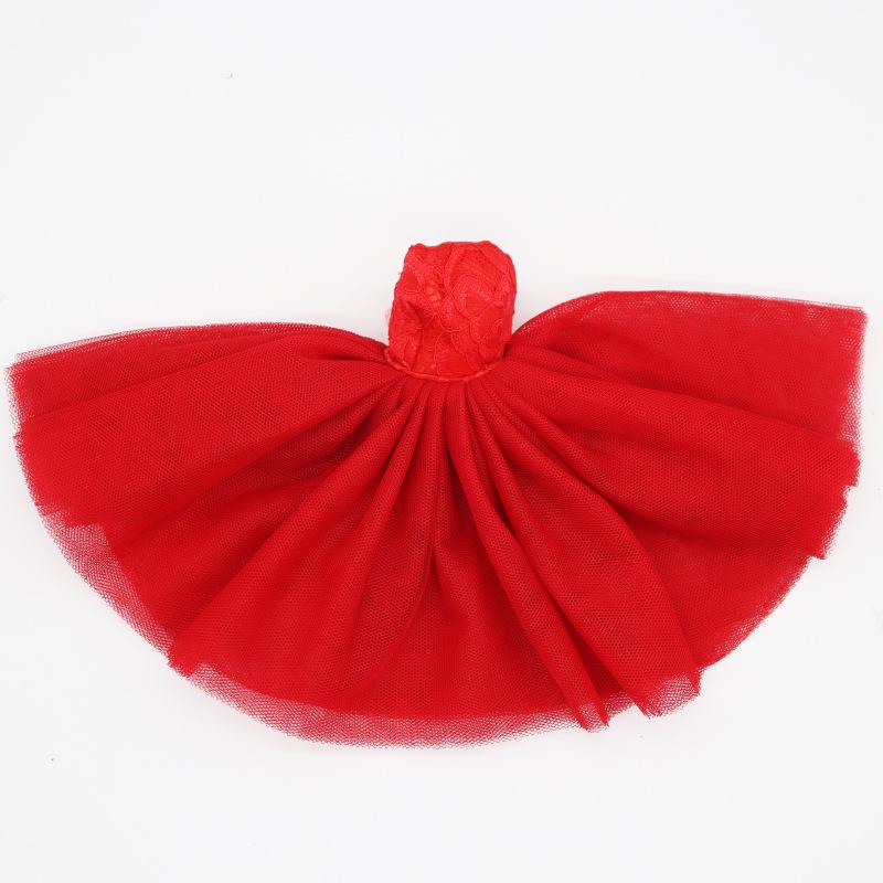 Multicolored Mini Mesh Skirt for 29cm Dolls - Babi Wedding Dress, Short Dress-Up Skirt for Toy Girls