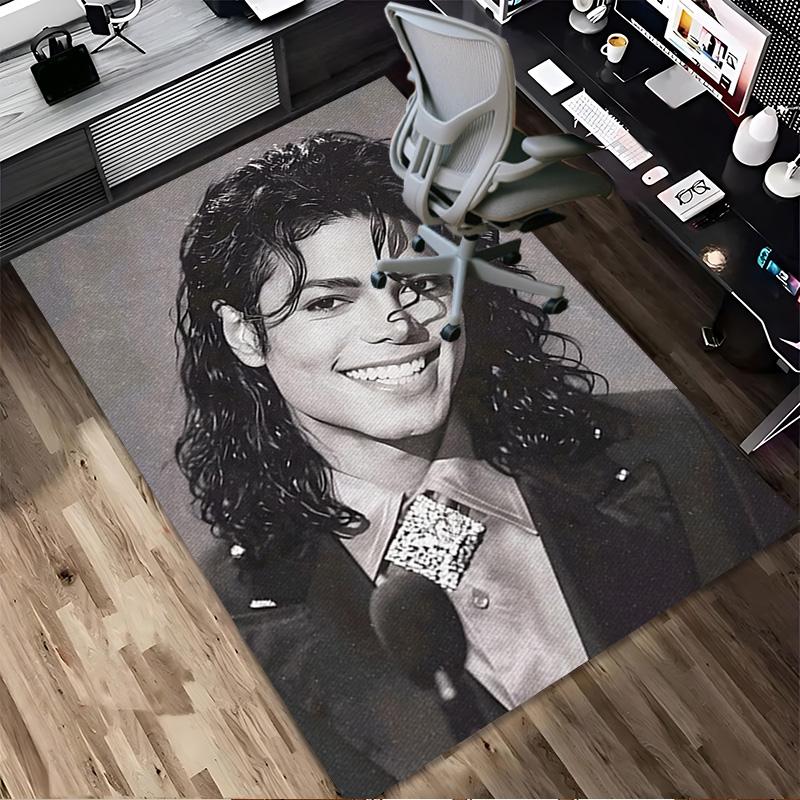 Michael Jackson Living Room Nonslip Area Rug Soft Carpet For Bedroom Gameoom Playroom Sofa Office Home Decor Doormat