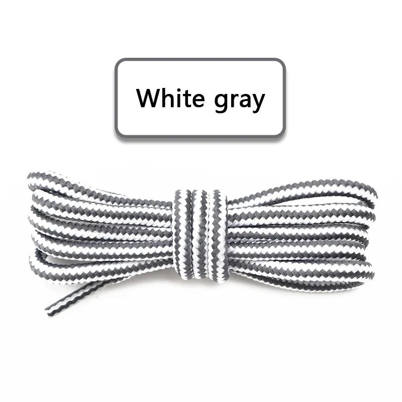 1 Paar gestreifte Seil-Schnürsenkel Lässige Sneaker Runde Schnürsenkel Stiefel Schnürsenkel Qualitäts-Schnürsenkel für Schuhzubehör 70/90/120/150CM