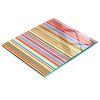 Tempered Multifunctional Decorative Glass Board Colored Stripes 60X52 Cm