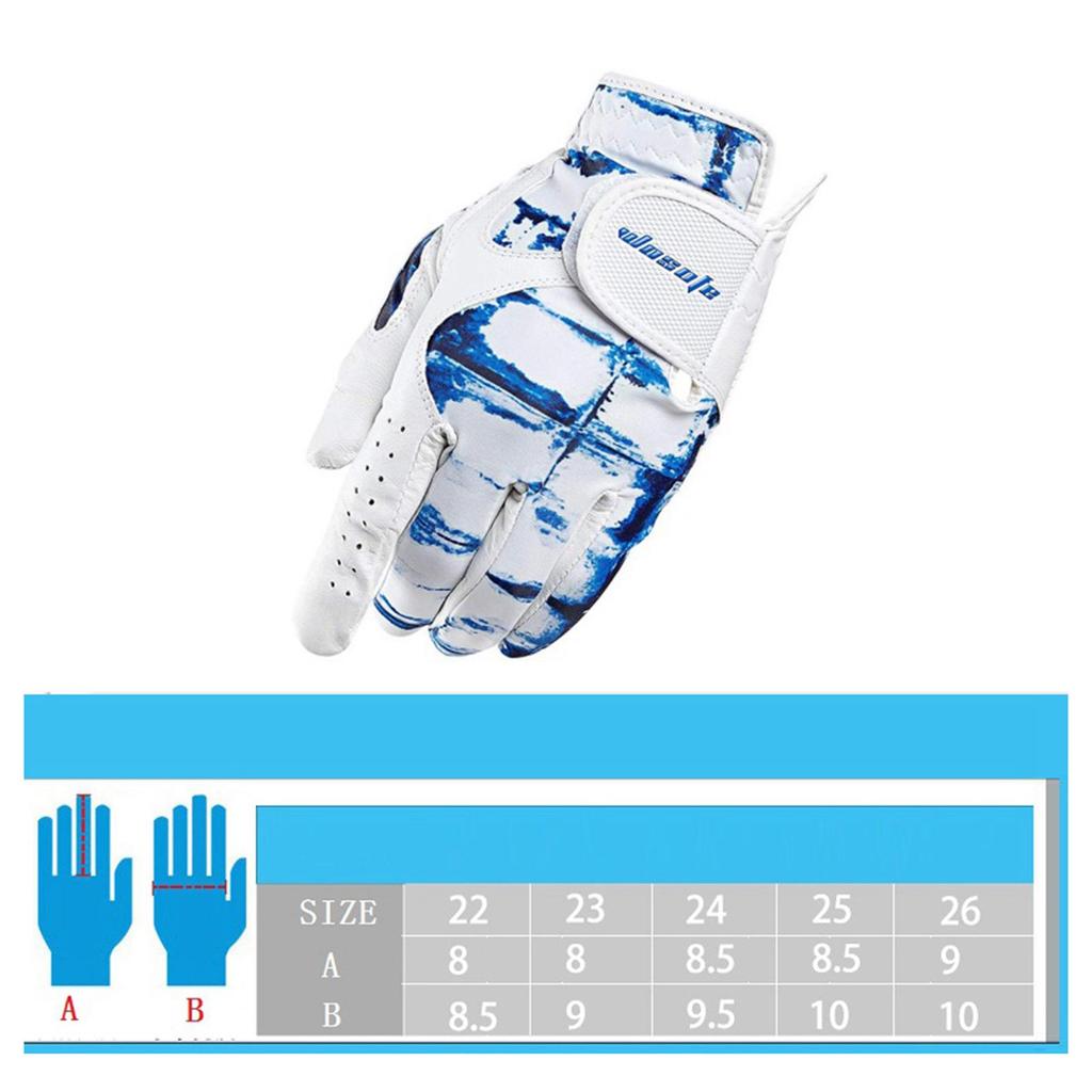 Men's Golf Gloves Left Handed Premium Leather Breathable Professional S-XL