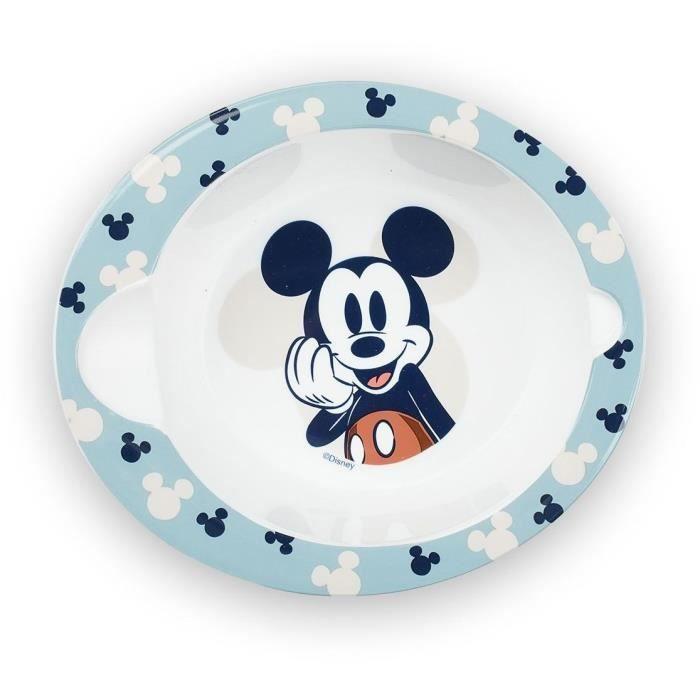 Set repas micro-ondes - THERMOBABY - 2 pièces - Bol et cuillère - Mickey Cool