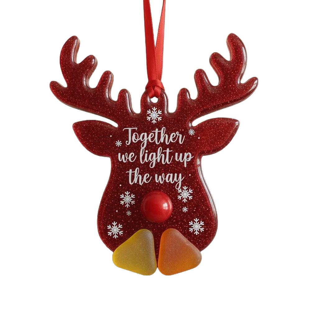 New Christmas Acrylic Friendship Hanging Pendants Ornaments Xmas Tree 2026 New Year Party Home Decoration DIY Gifts