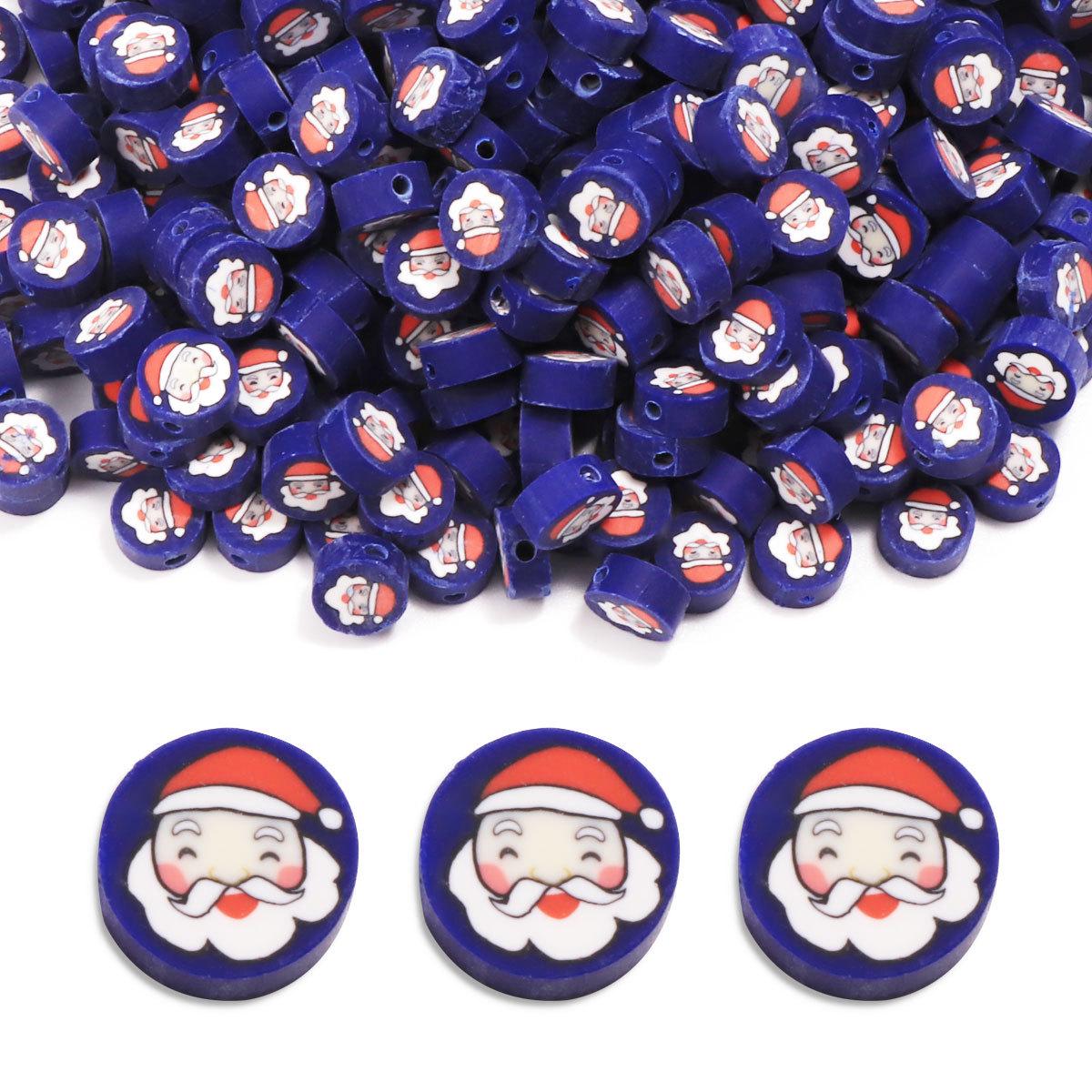 

Santa Claus Polymer Clay Beads for DIY Jewelry - 100 pcs RT013