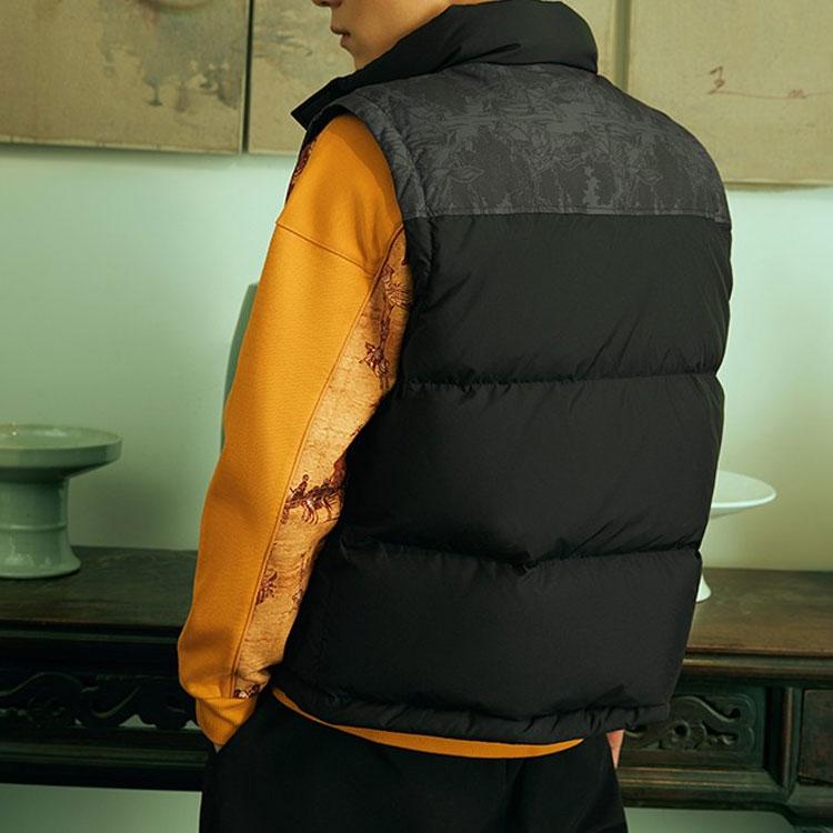 Li Ning Down Vests Men's Black Stand Collar Thickened Other AMRP065-2