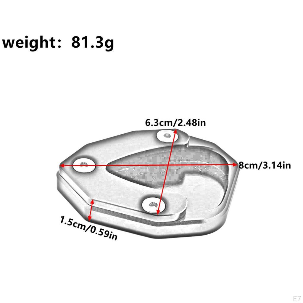 Aluminum Lateral Support Plate for 6.3x8cm Tripod, Compatible with 150m, 150d, 350m, 368d, 368m