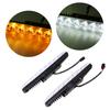 DRL LED Auto Tagfahrleuchten 6 LED Auto Nebelscheinwerfer 9 LEDs Weiß Gelb Blinker Fahrnebellampen