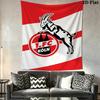 FC KÖLN Wall Tapestry Aesthetic Wall Hanging Printed Fabric Blanket Decorative Tapestries for Bedroom Living Room Home Decor