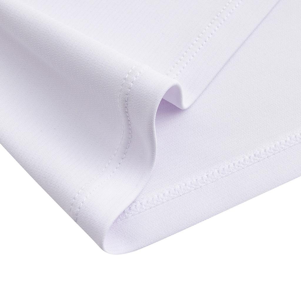 Anta Comfortable Short Sleeve Knitted Sports T-Shirt Women Tops Pure-White Light-Purple-Gray 162535108-3