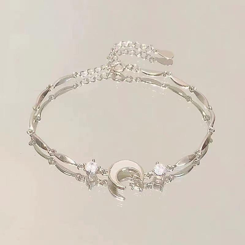 Summer-Ready: Chinese Ethnic Style Light Luxury Bracelet - Trendy and Versatile for Women