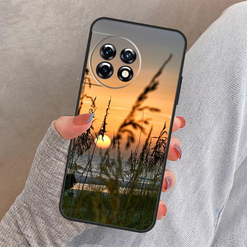 Summer Beach Sunset On Sea Cover For OnePlus 13R 13 12 12R 11 10 Pro 8T 10T OnePlus Nord 4 CE 2 3 Lite N10 N20 N30 Case