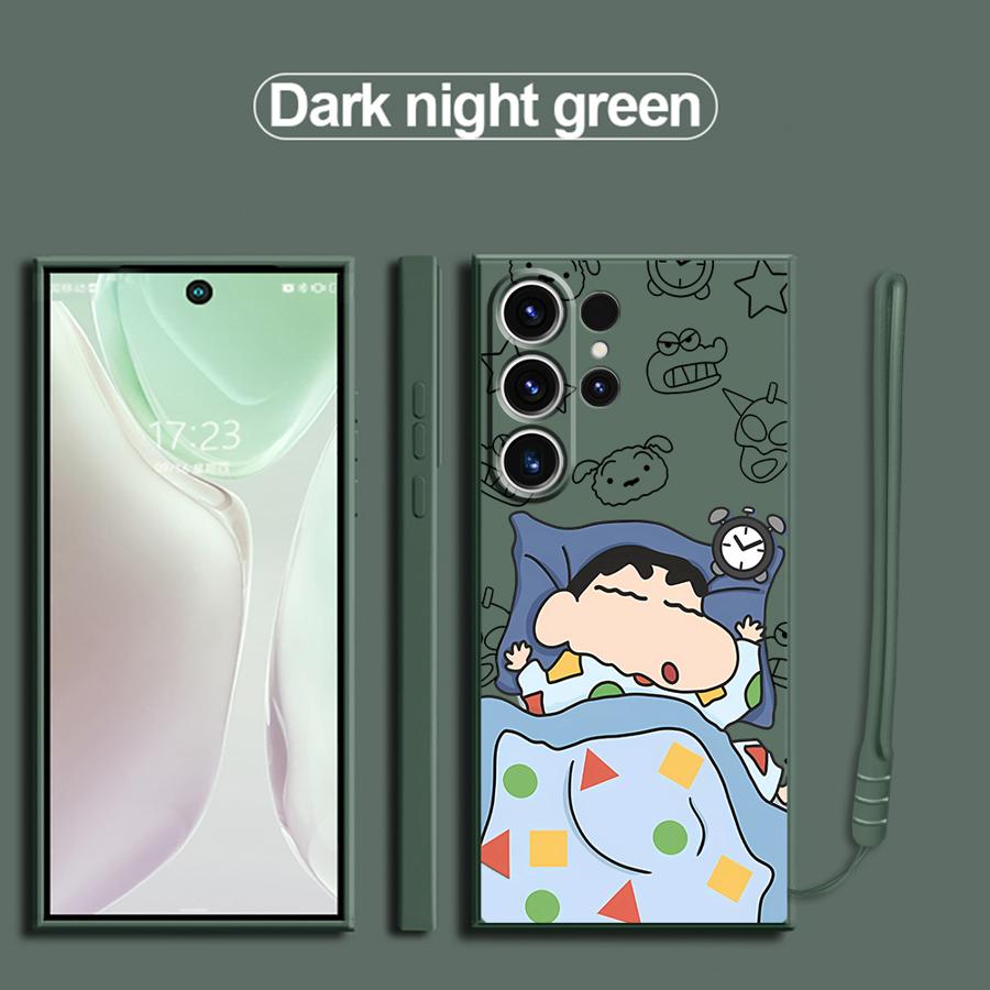 Crayon Shin-chan Phone Cover Case for Samsung Galaxy S25 S23 Note 20 10 Ultra S22 S20 FE S21 Plus S25Edge S24 Ultra