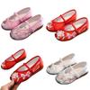 Chinese Style Girls' Dancing Shoes Wear Resistant Embroidered Cloth Shoes Ballet Shoes  Walking