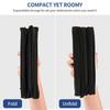 DIY Double Layer Black Pencil Case: Multi-Functional, Large Capacity for Students and Children