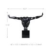 Diver TOOARTS Fiberglass Sculpture Home Decoration Black Diving Sculpture