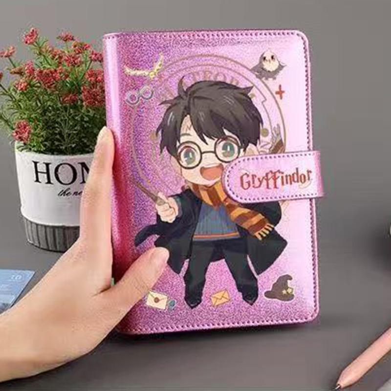 Harry Potter Laser Notizbuch Studentenjournal Hardcover Loseblatt Cartoon Anime