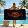 Asciugamano da Spiaggia Manchester United Morbido Microfibra Asciugamano Estivo Asciugatura Rapida Assorbente per Spiaggia Piscina Viaggio