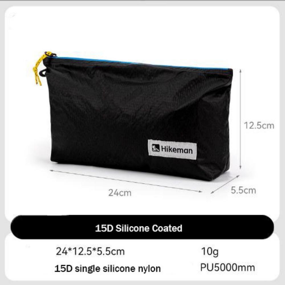 

Портативная сумка для хранения на открытом воздухе с силиконовым покрытием, сумка для сортировки одежды, для одежды, путешествий, походов чёрный