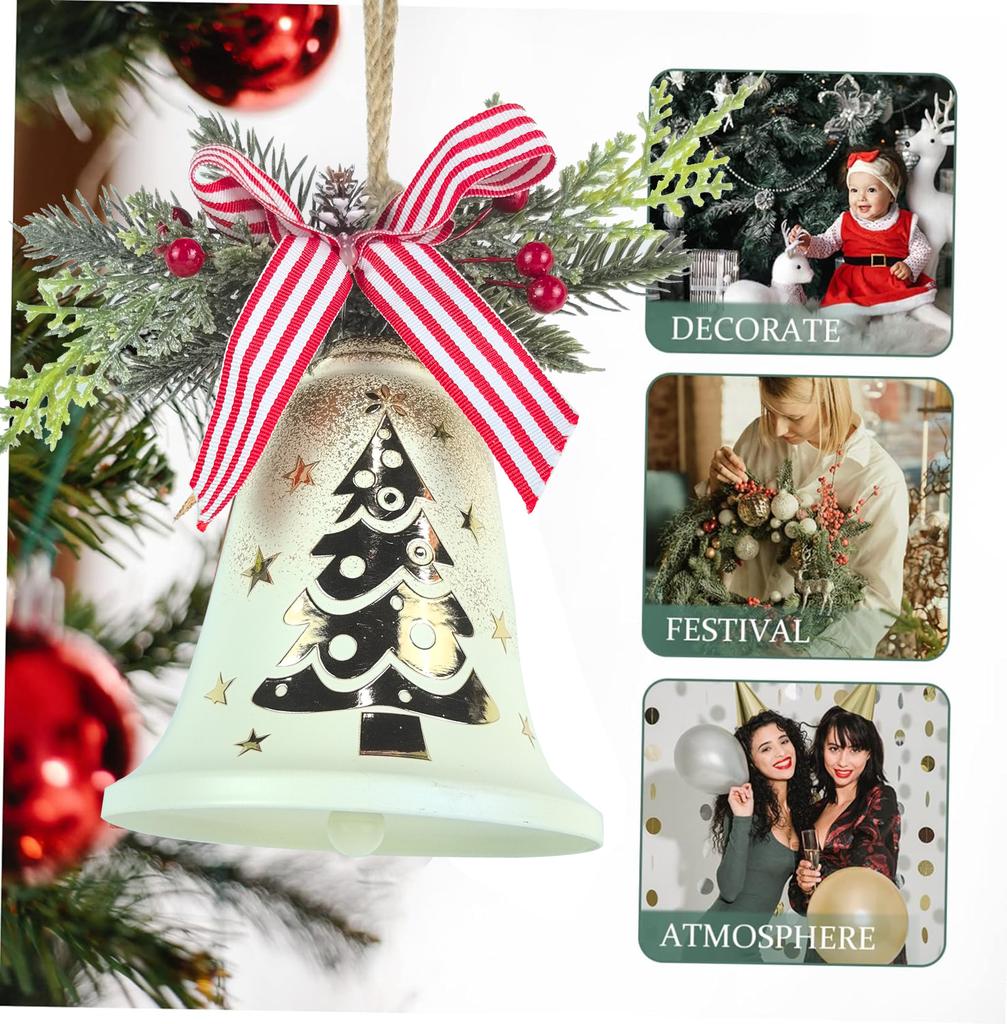 Christmas Bell Ornament Christmas Festive Atmosphere Decor, Christmas Tree/Bedside/Door Hanging Bell, Christmas Gift
