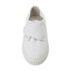 Dek Kids Unisex Junior Touch Fastening White Canvas Plimsolls