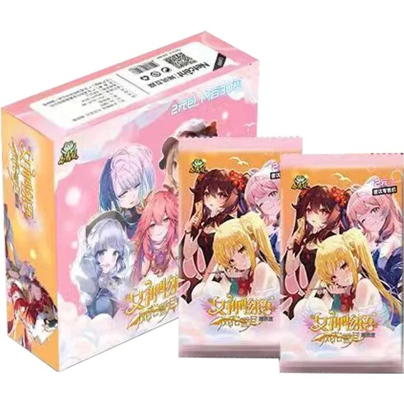 Goddess Story Cards Fufeng Chapter Colorful Flash Card Booster Box Rem Girl Anime Character Collection Card Games Toy Kid Gifts