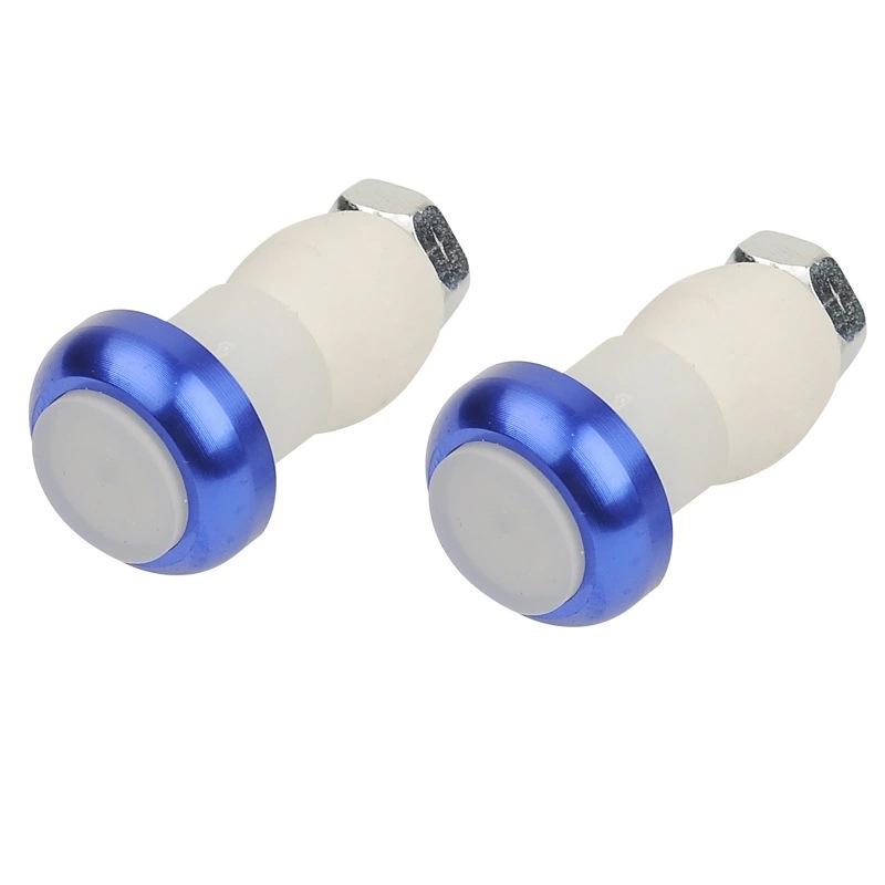 1 Pereche Semnalizator Siguranță Bicicletă Ciclism Capăt Ghidon Dop Lumină LED Roșie Lampă Magnetică Ghidon XR-Hot