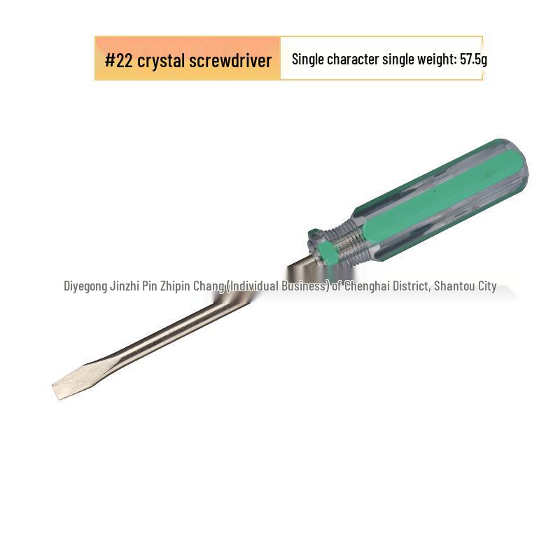 6mm Crystal Color Phillips Flathead Magnetic Screwdriver with Two-Color Strip