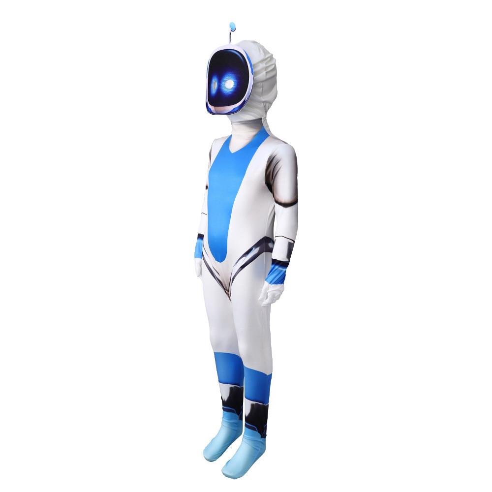 Astro Cosplay Bot Costume Jumpsuit Kids Adult Halloween Stage Gift Performance
