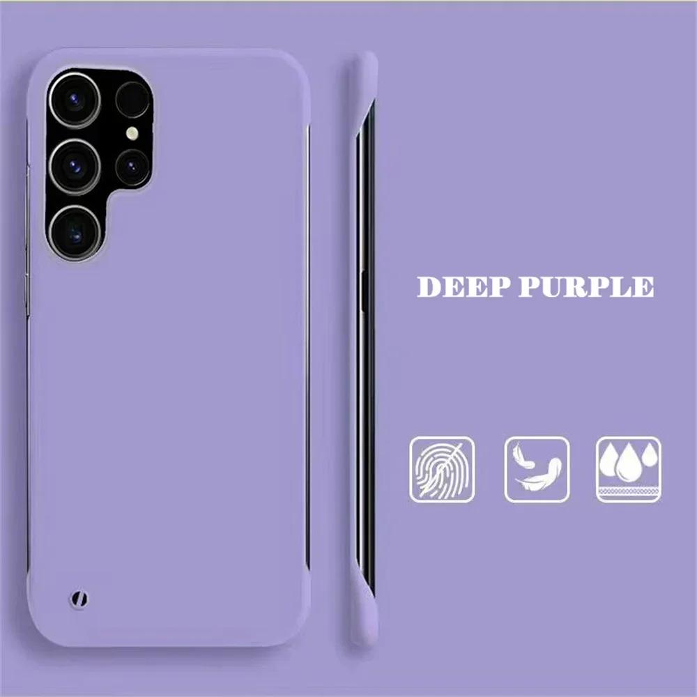 Funda Protectora de PC Duro Mate Colorida, Fina, Sin Marco, Antigolpes para Samsung Galaxy A56 A55 A15 A54 A34 5G 4G