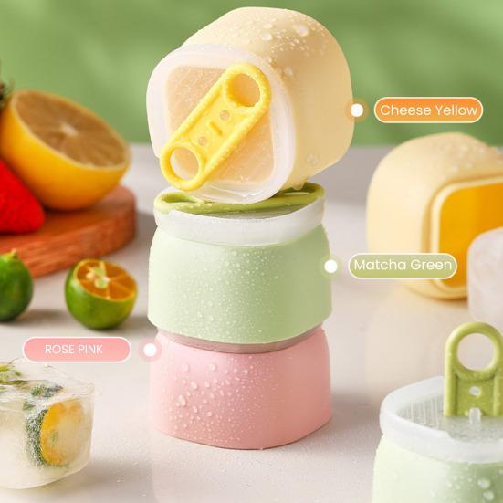 3Pcs Ice Cube Mold Food Grade BPA-Free Heat Cold Resistant Ice Cube Tray