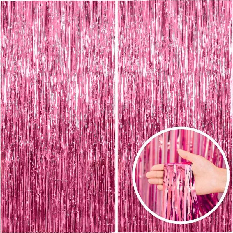 1m*2m Rain curtain party decoration Mother's Day birthday wedding bachelor party graduation merry Christmas backdrop curtain