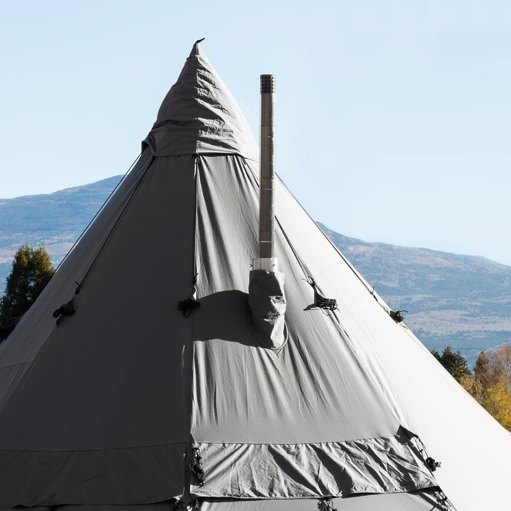 Mt.SUMI Wood Stove Chimney Guard ver.2 / Stove Guard Camping Tent Guard Heat-Resistant Protector Mesh