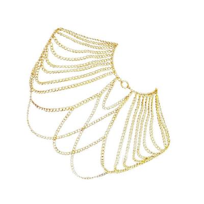 Personality Body Chain Stylish Tassels Shoulder Necklace Nightclub Fashion Jewelry Tassels Nightlife Accessories