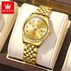 OLEVS 5526  Customized Design Waterproof Luxury Casual Ladies Luminous Stainless Steel Sports Watch Bands Quartz Watches
