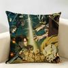 Anime AAttack On Titan Cushion Cover Natural Linen Organic Fabric DoubleSided Printing Room Sofa Decor Pillow Case