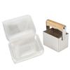 Stainless Steel Comb Honey Cutter Scraper with Plastic Box Cutting Tools Beekeeping Accessory