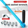 8-12Mm Sink Wrench Set Valves Removal Plumber Tool For Tight Space Plumbing And Valves Adjustments Easy Nut Removal