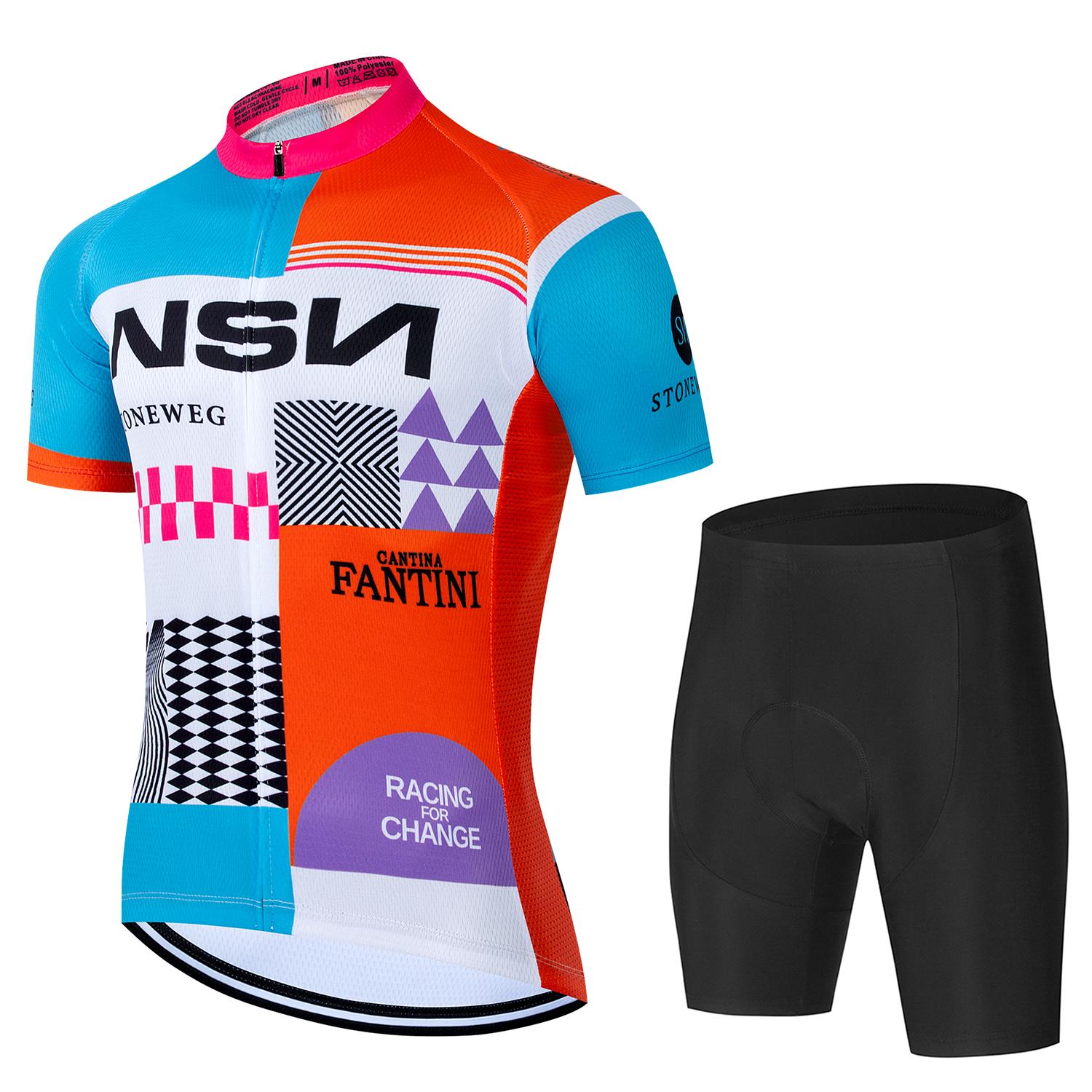

2026 Sports Sets for Men Clothing Men\ s Cycling Clothing Man Men s Sportswear Set Mens Cycling Clothes Summer Mountain Bike Jerseys Asian Size - 4XL