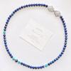 Wind Vintage Natural Lapis Lazuli Design Sense Collarbone Chain Necklace Sweater Chain Women's Fidelity